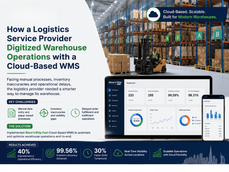 How a Logistics Service Provider Digitized Warehouse Operations with a Cloud-Based WMS