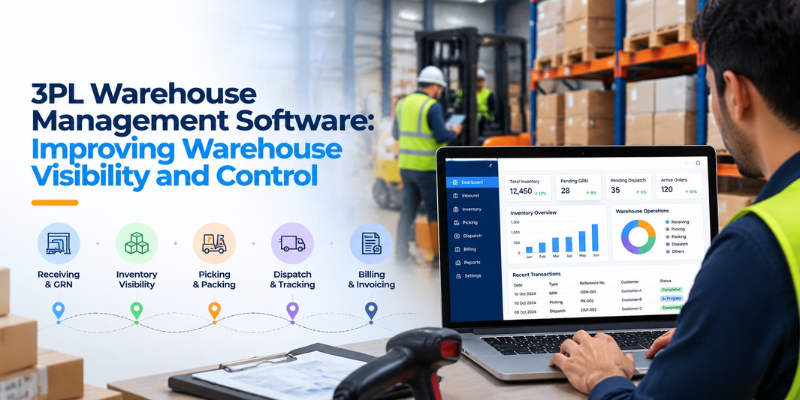 3PL Warehouse Management Software: Improving Warehouse Visibility and Control